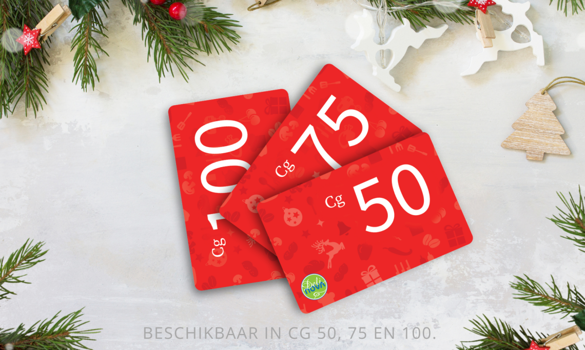 Giftcards en kookboeken